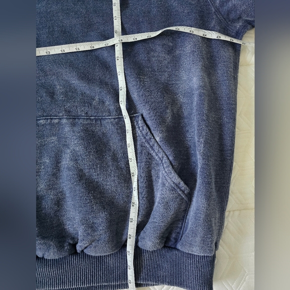 Wind River Men's L Blue Hooded Pullover Sweatshirt - Picture 4 of 5